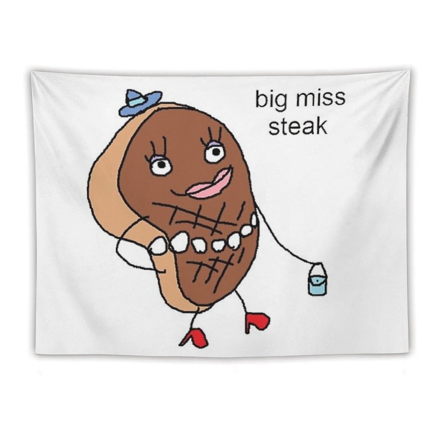Big Miss Steak Tapestry