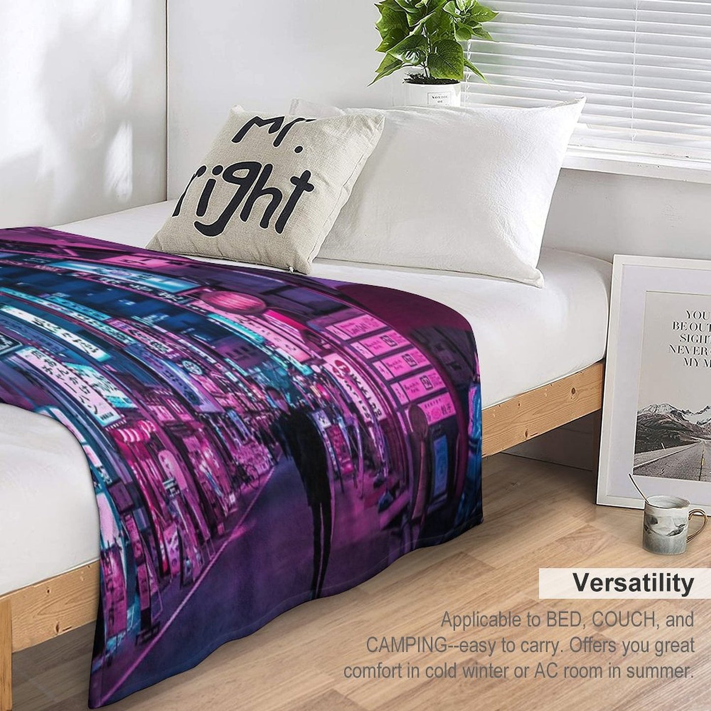 Stranger In The Night Throw Blanket