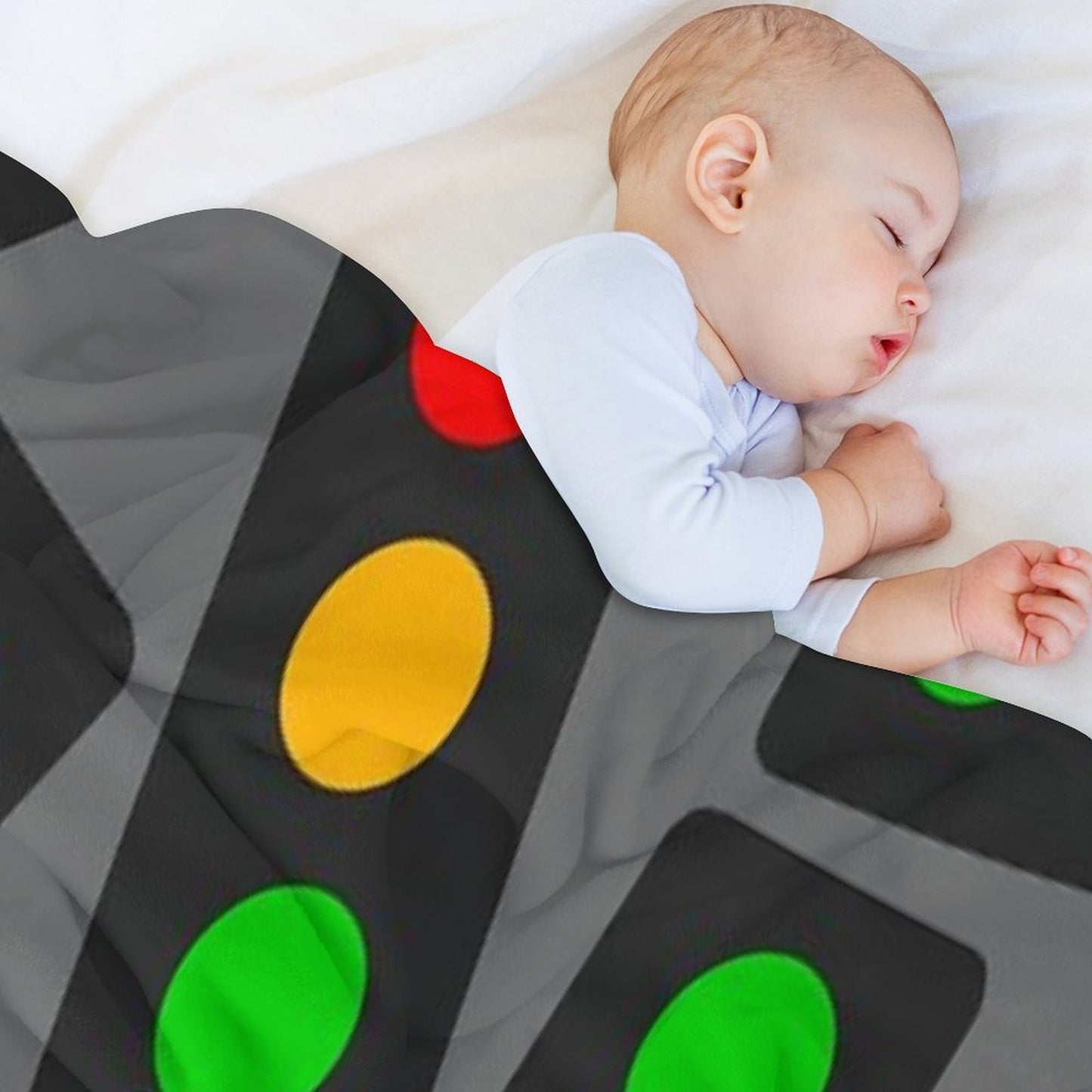 Large Traffic Light Pattern (Large & Full Version) Throw Blanket