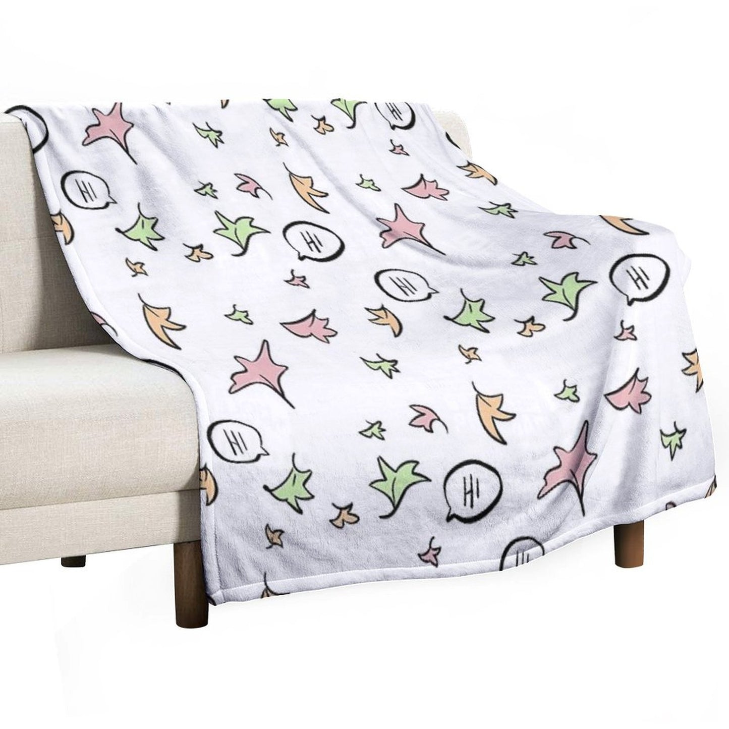 Heartstopper Netflix Nick Charlie Throw Blanket