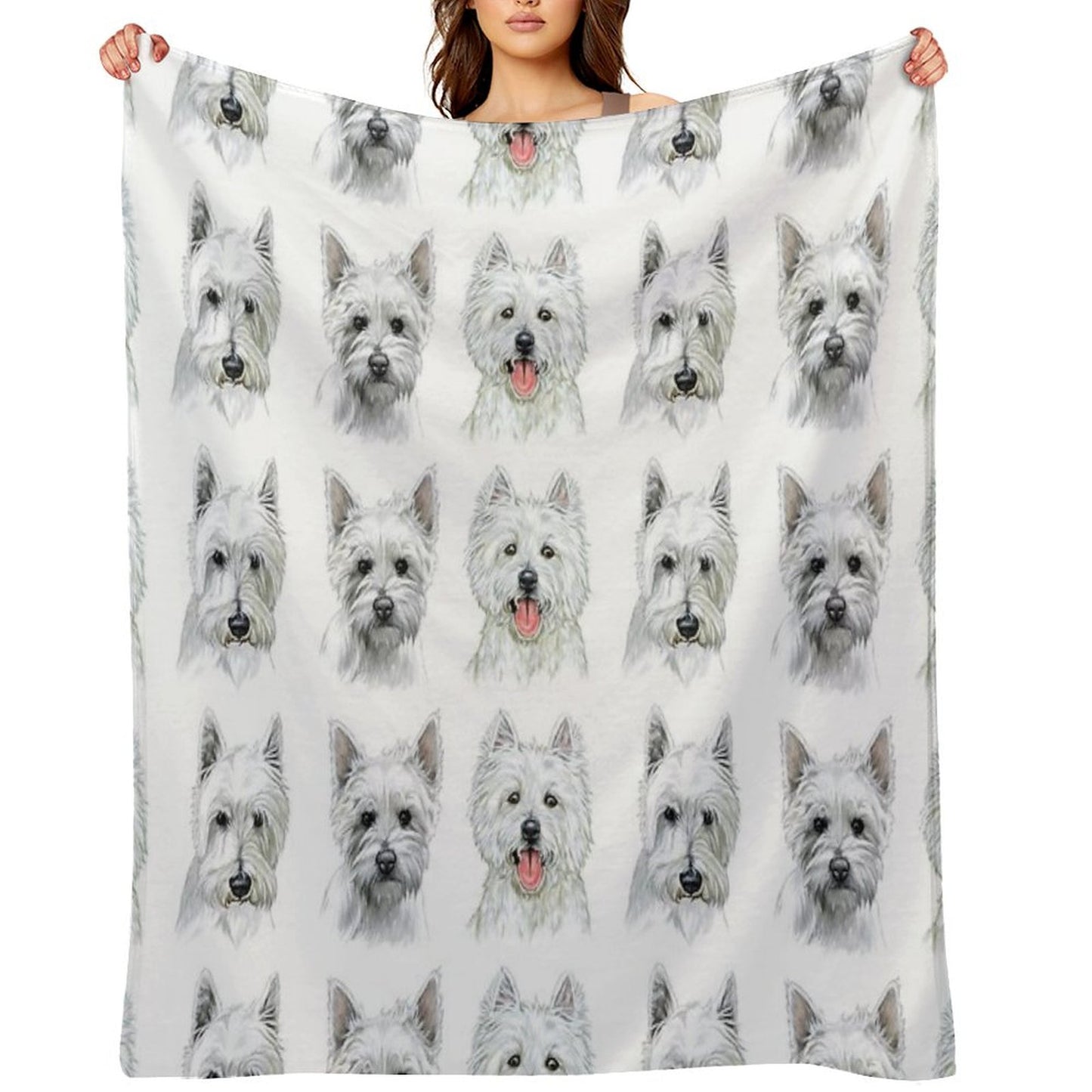 Westies Throw Blanket