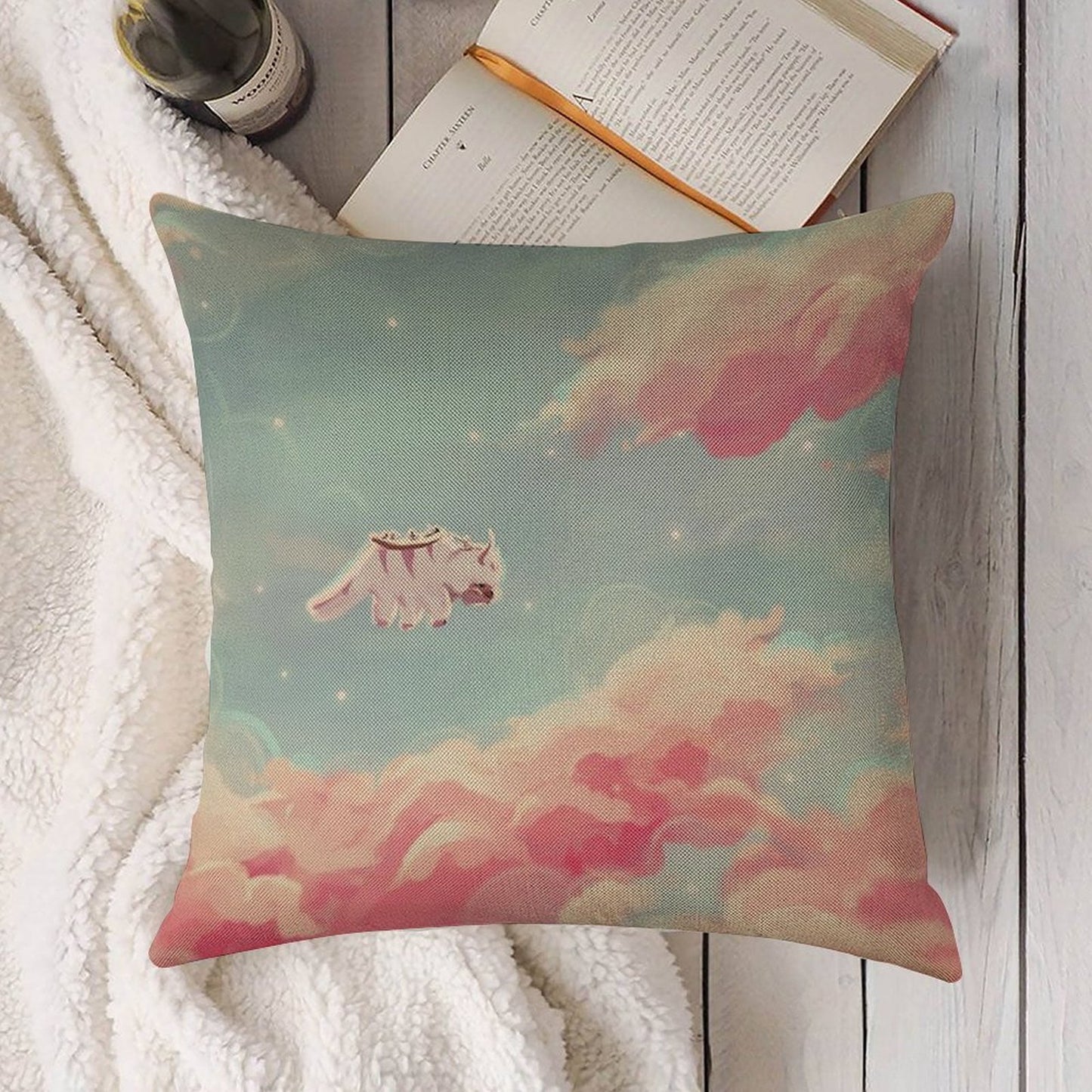 Dreamy Appa Poster V1 Linen Throw Pillow Cover