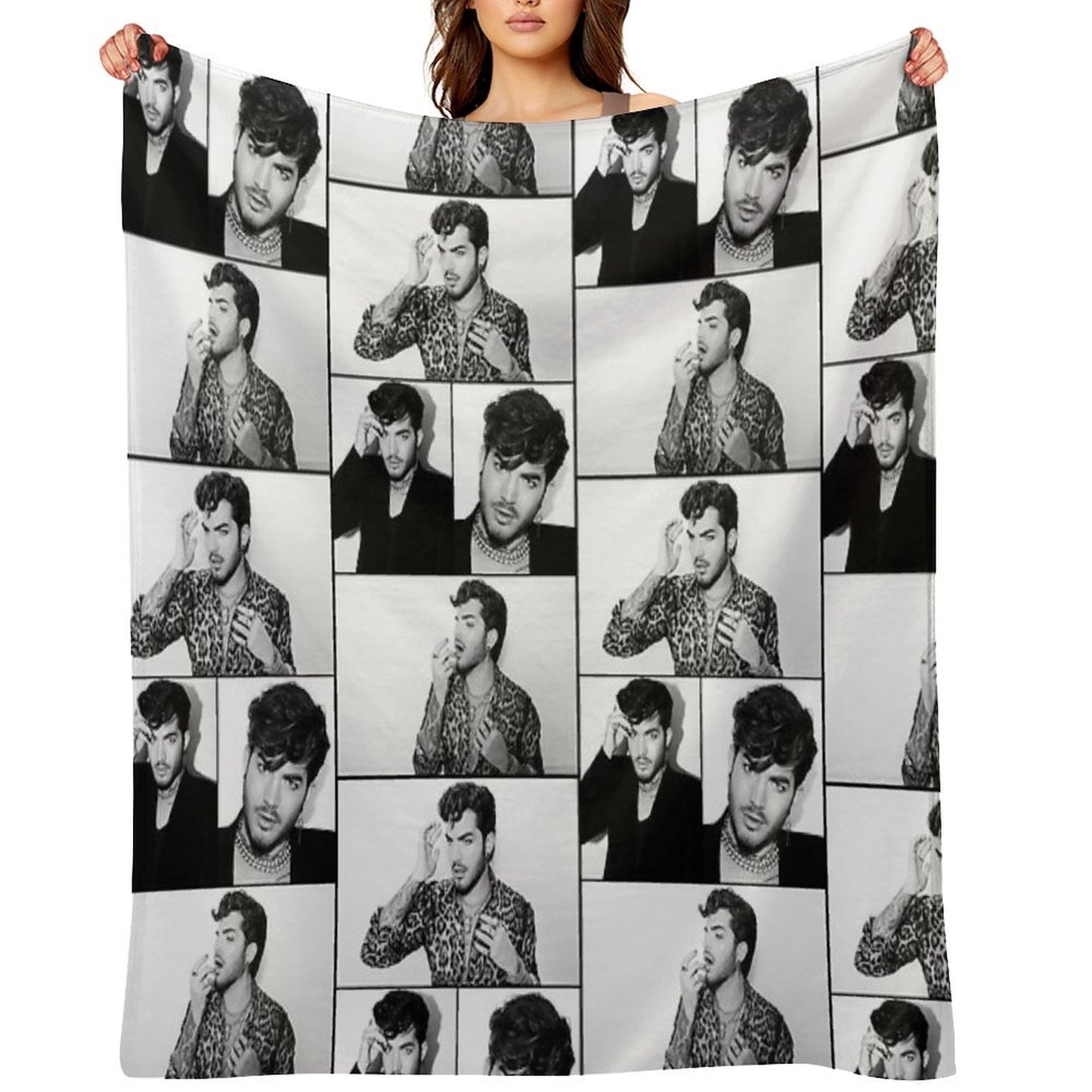 Stunning Adam Lambert Throw Blanket