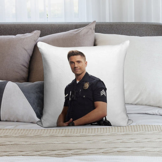 Tim Bradford Soft Shrink-Resistant Throw Pillow