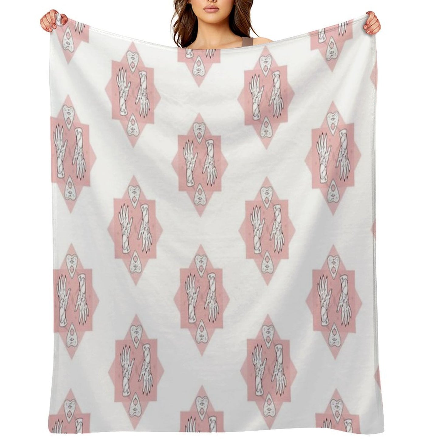 Ouija Hands Throw Blanket