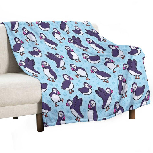 Tough Puffs Throw Blanket