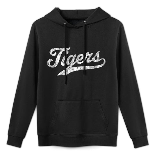 Tigers Mascot T Vintage Sports Name Design Easy Care Hoodie