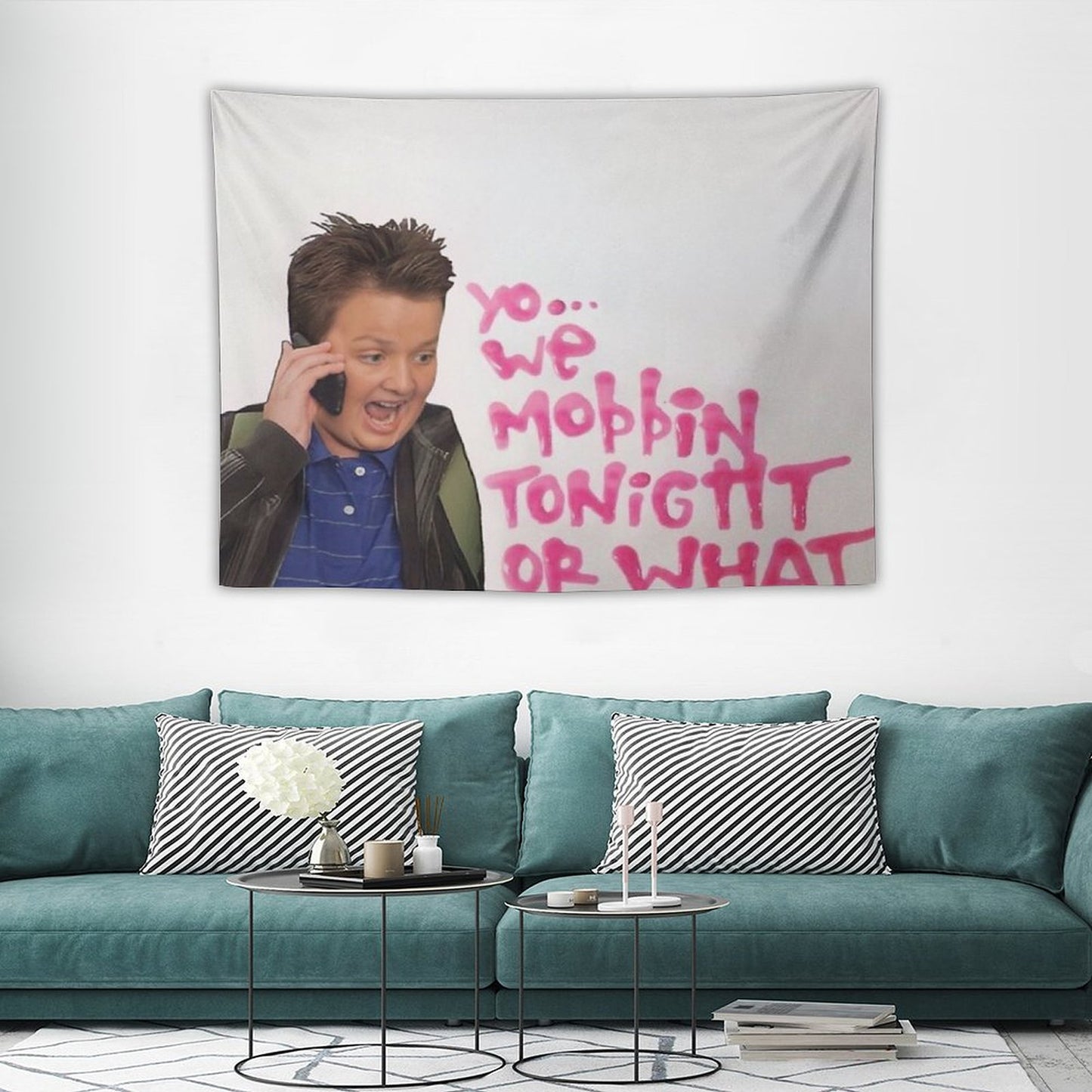 Gibby Mobbin Or What Tapestry