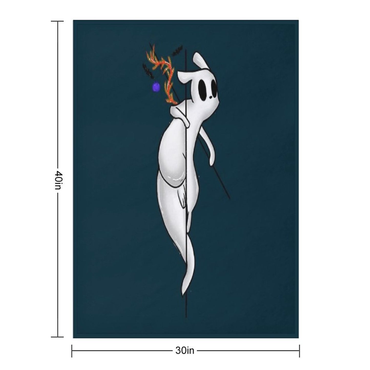 Slug Cat Rainworld Throw Blanket