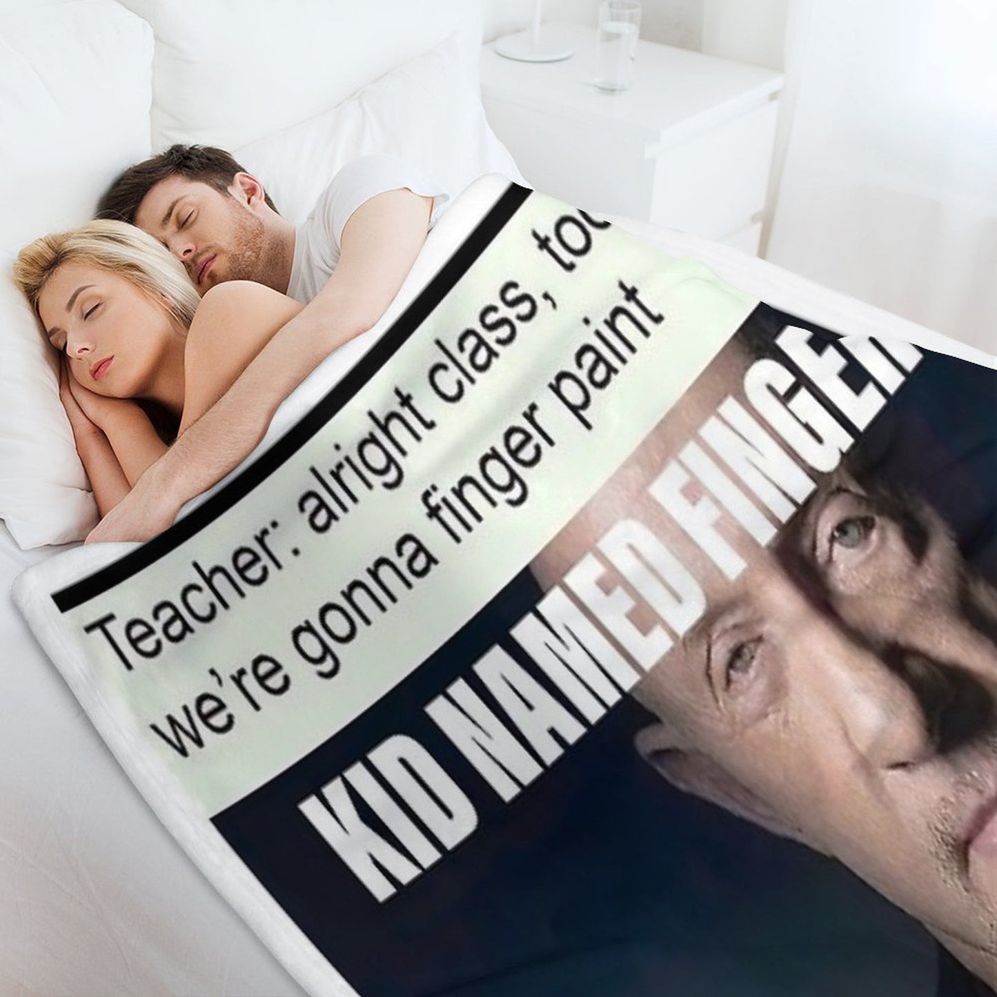 Kid Named Finger Throw Blanket