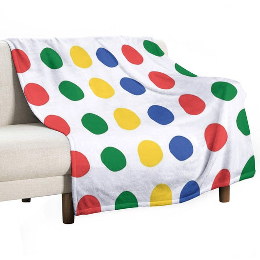 Twister Pattern Throw Blanket