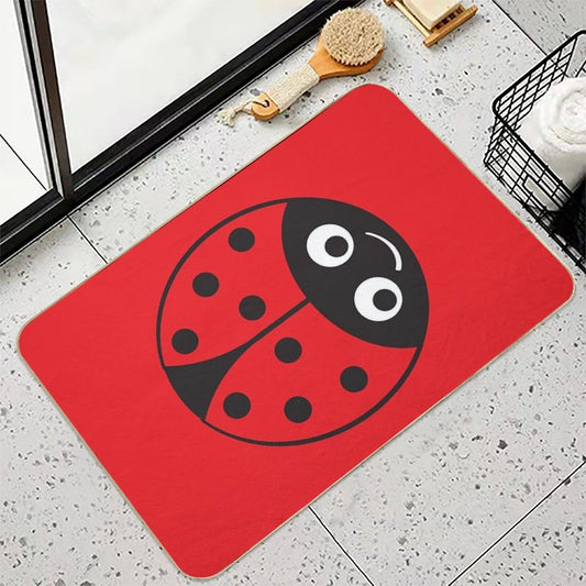 Miss Ladybug Bath Mat