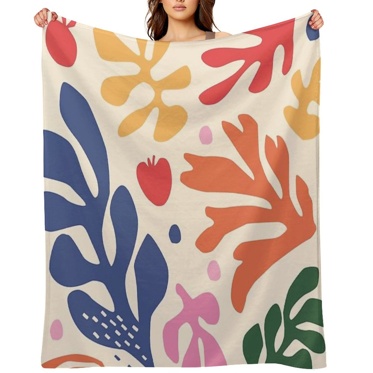 Matisse Pattern_2 Throw Blanket