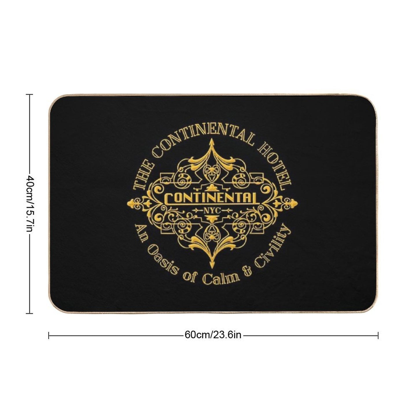 The Continental Hotel Bath Mat