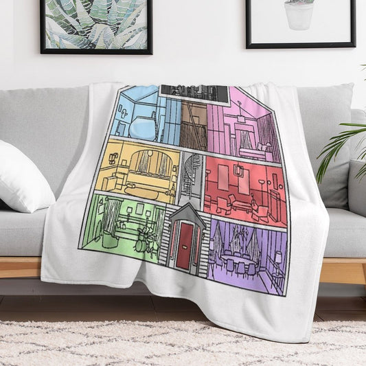 Lover House Throw Blanket