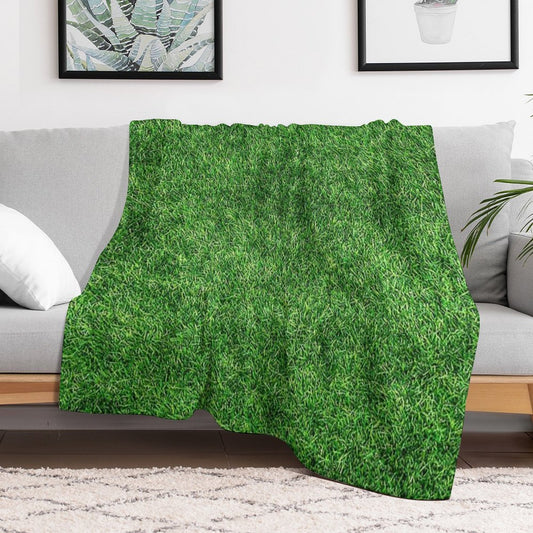 COOL !!!! GRASS BLANKET !!!! Throw Blanket