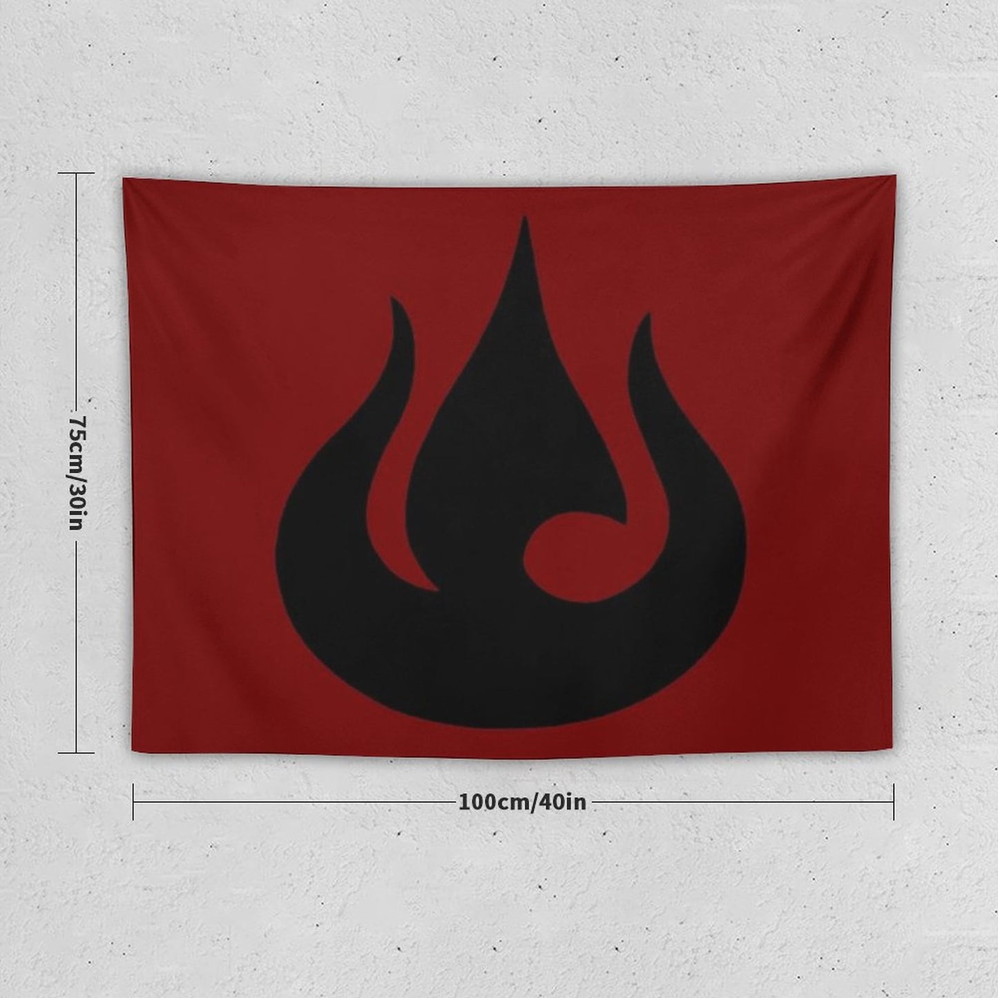 Fire Nation Royal Banner Tapestry