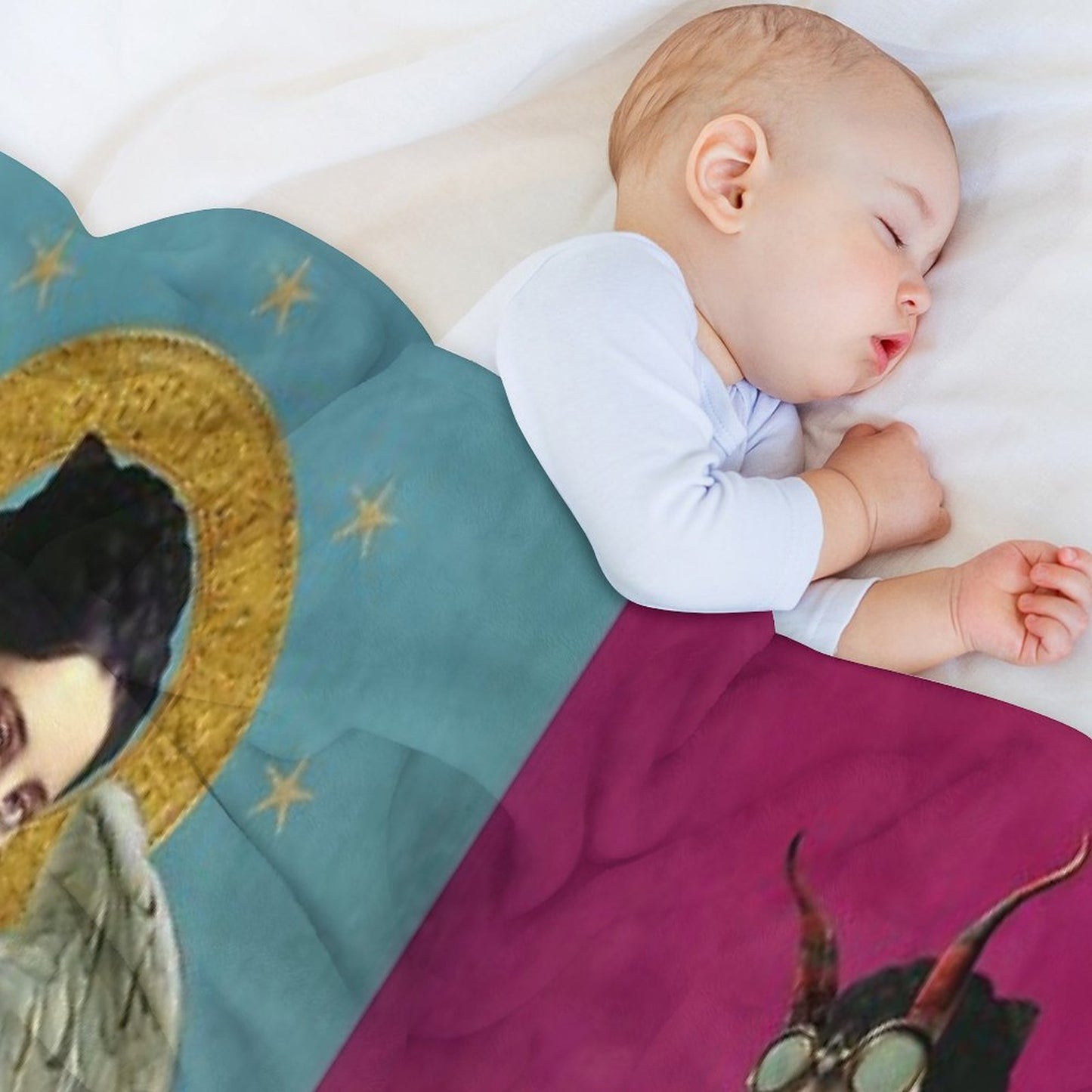 Angel And Devil - Helping You Make Choices Throw Blanket