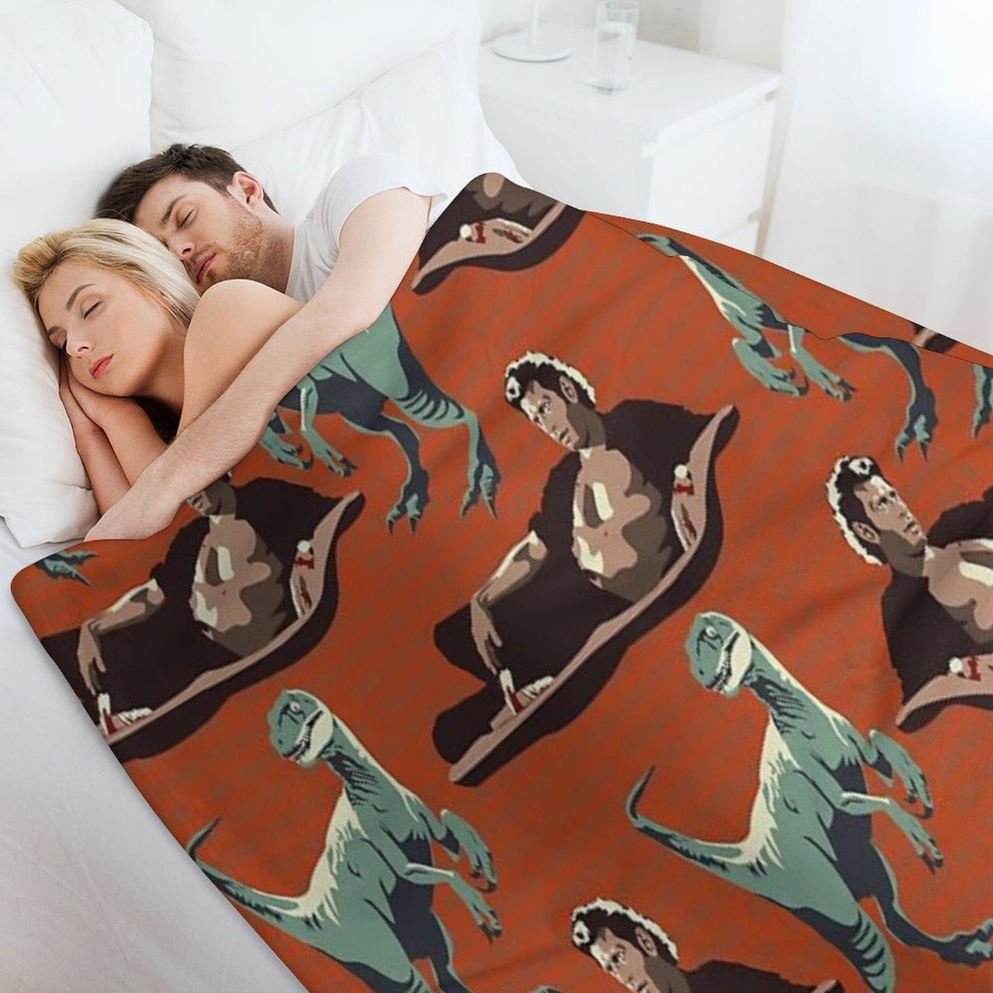 Jurassic Geniuses Throw Blanket