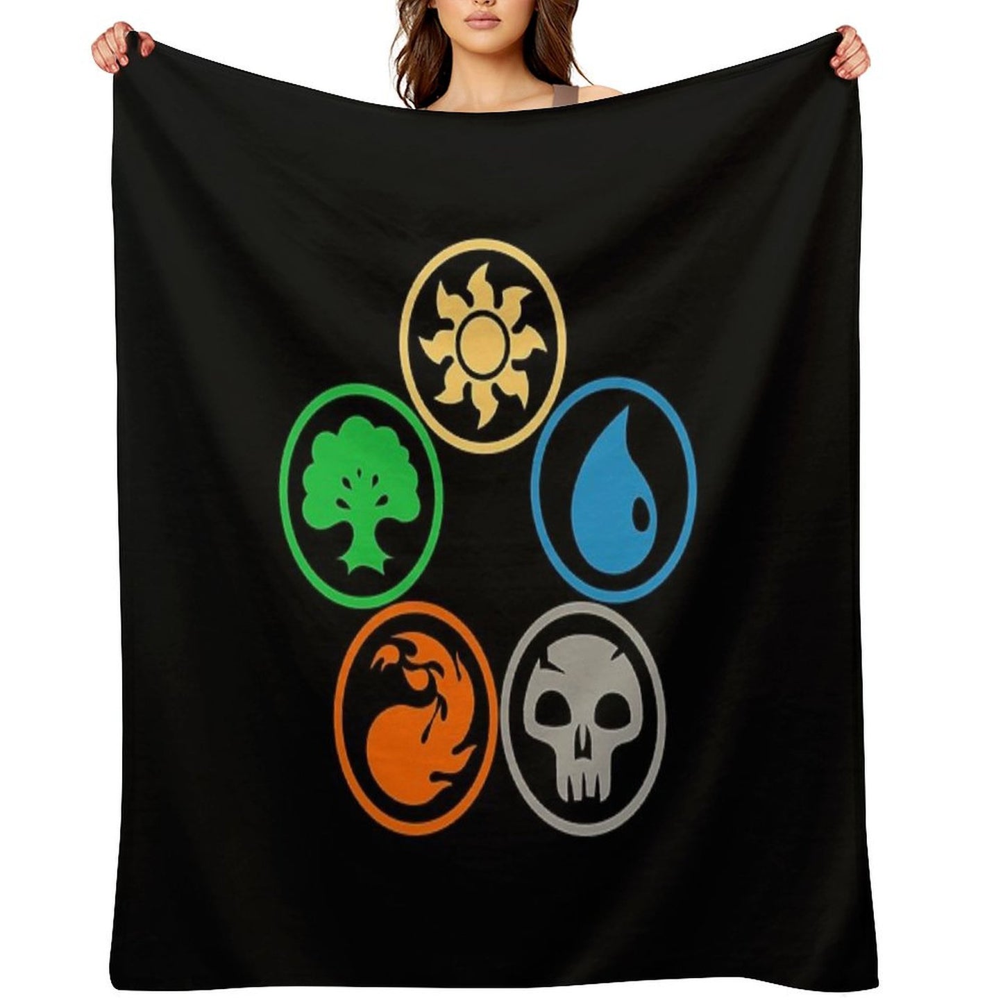 Amergo Posisi Pas Throw Blanket