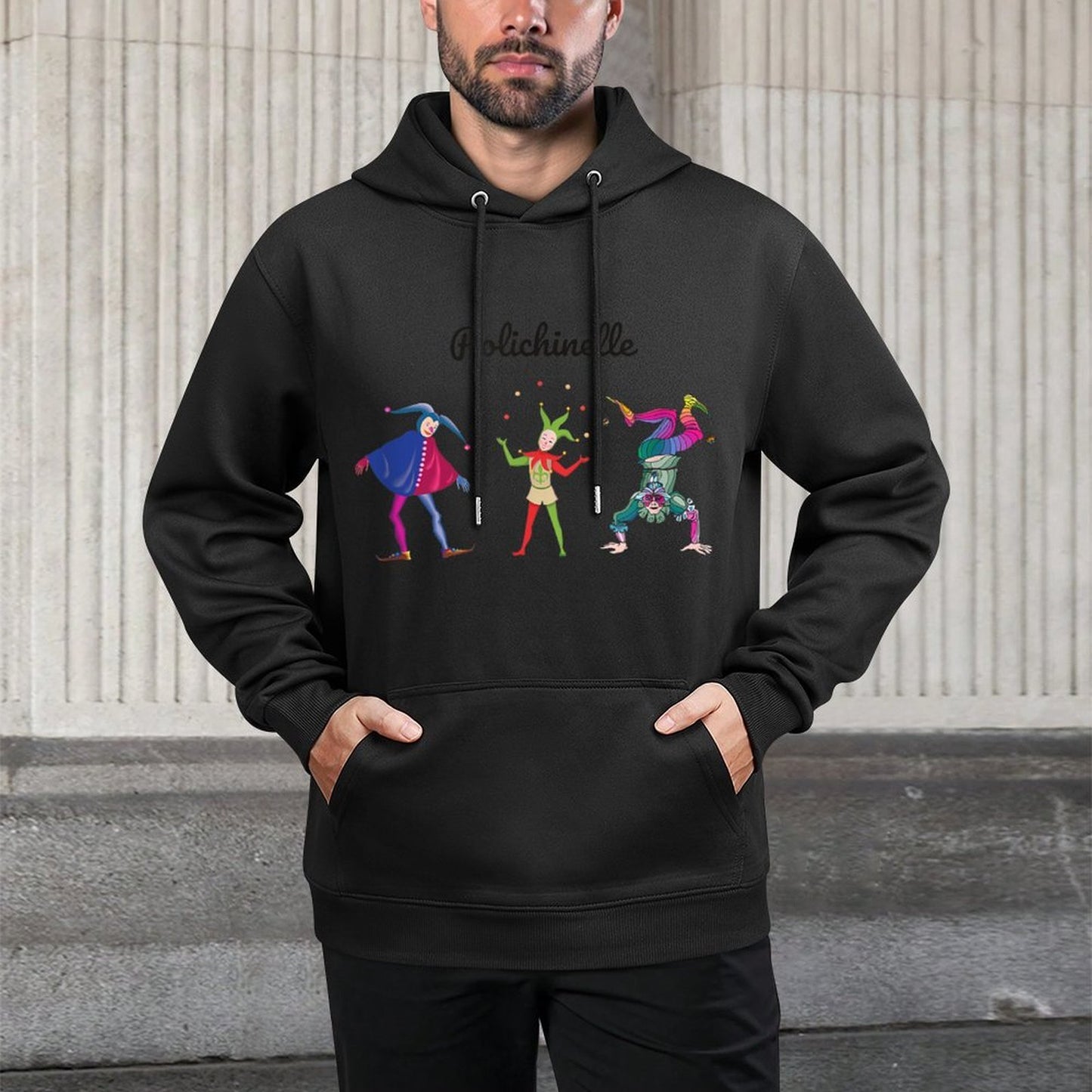 POLICHINELLE NUTCRACKER Christmas Ballet Dancer Graphic Shape Retention Hoodie