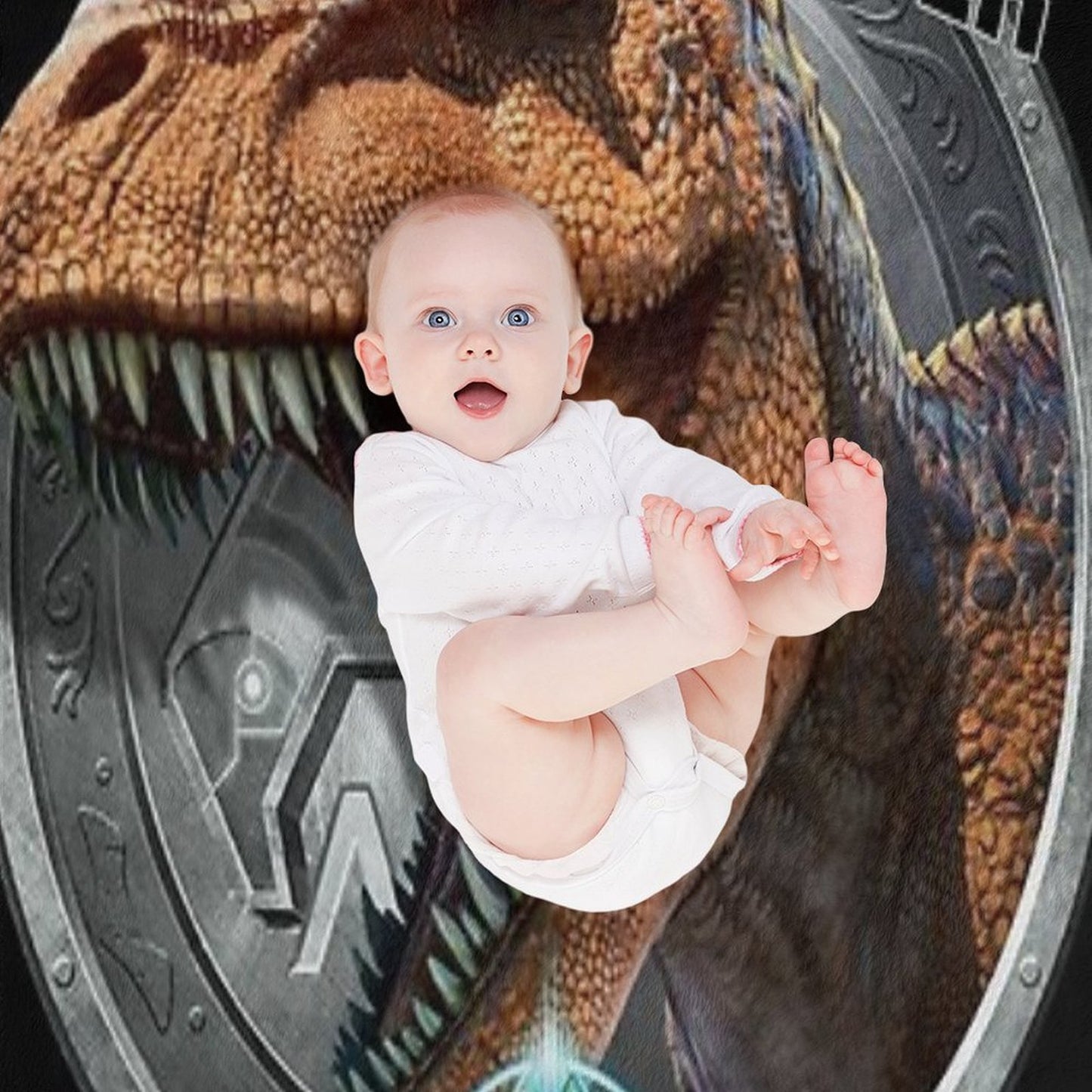 ARK Survival Ascended - Rex Rider Throw Blanket