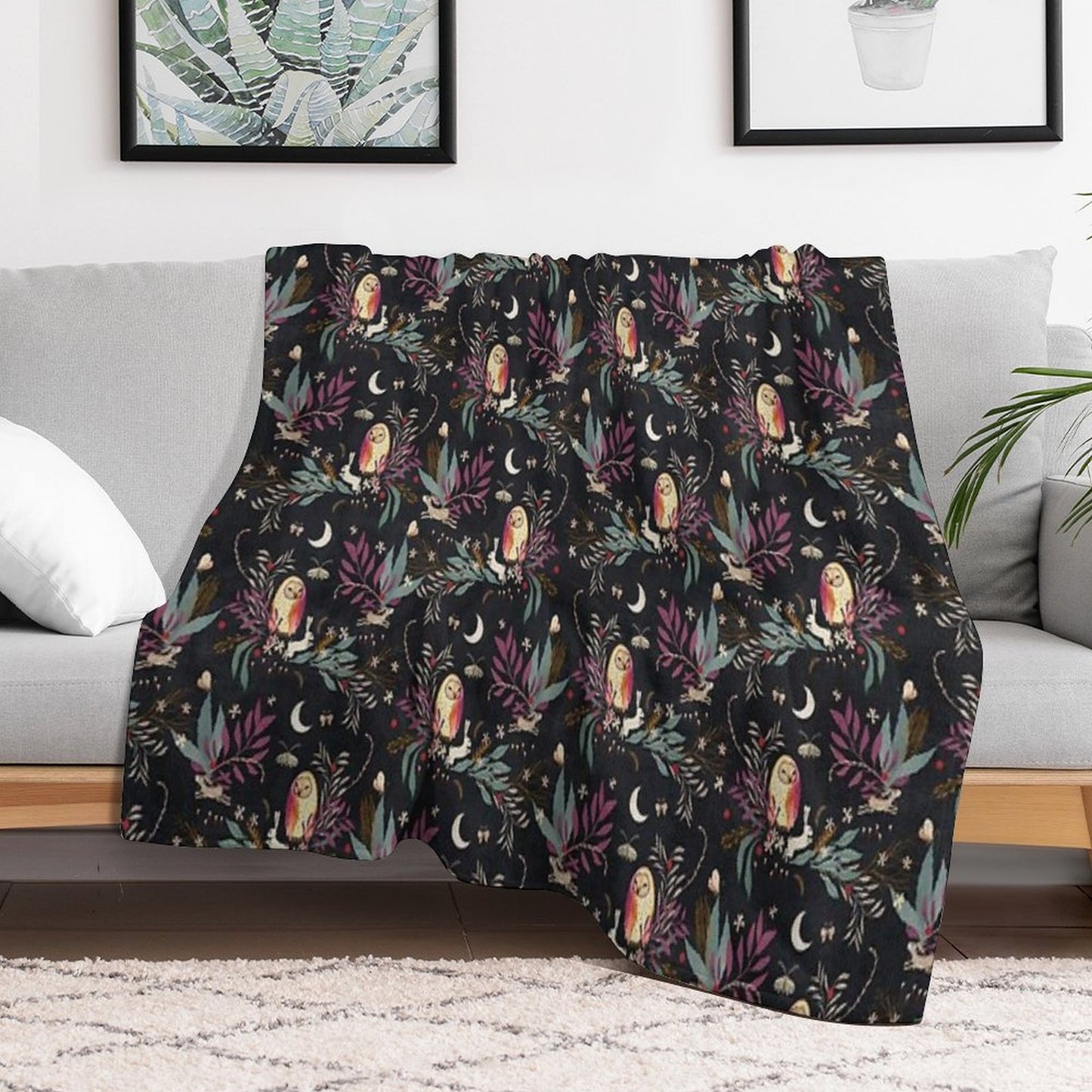 In The Night Garden Throw Blanket