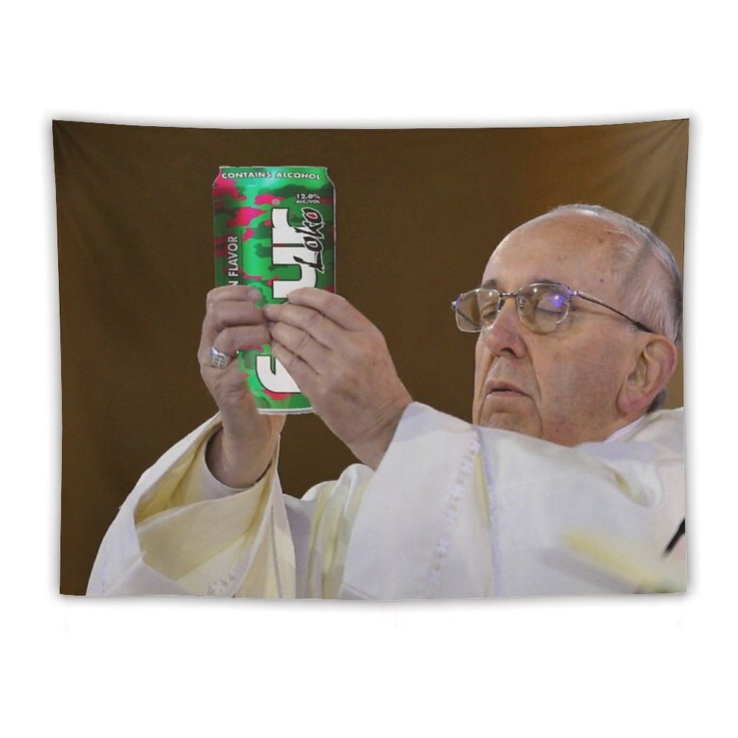 The Pope Four Loko Tapestry