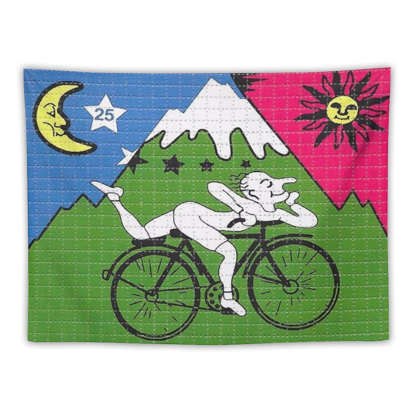 LSD - Albert Hofmann - Bicycle Day Tapestry