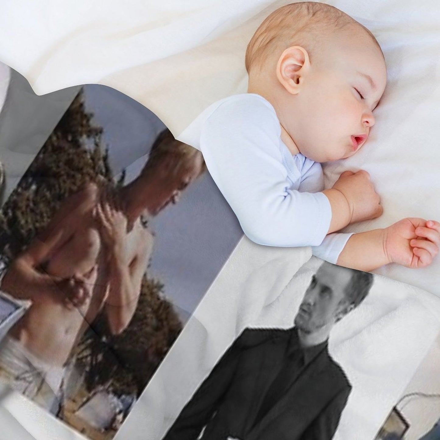 Tom Felton Collage Throw Blanket
