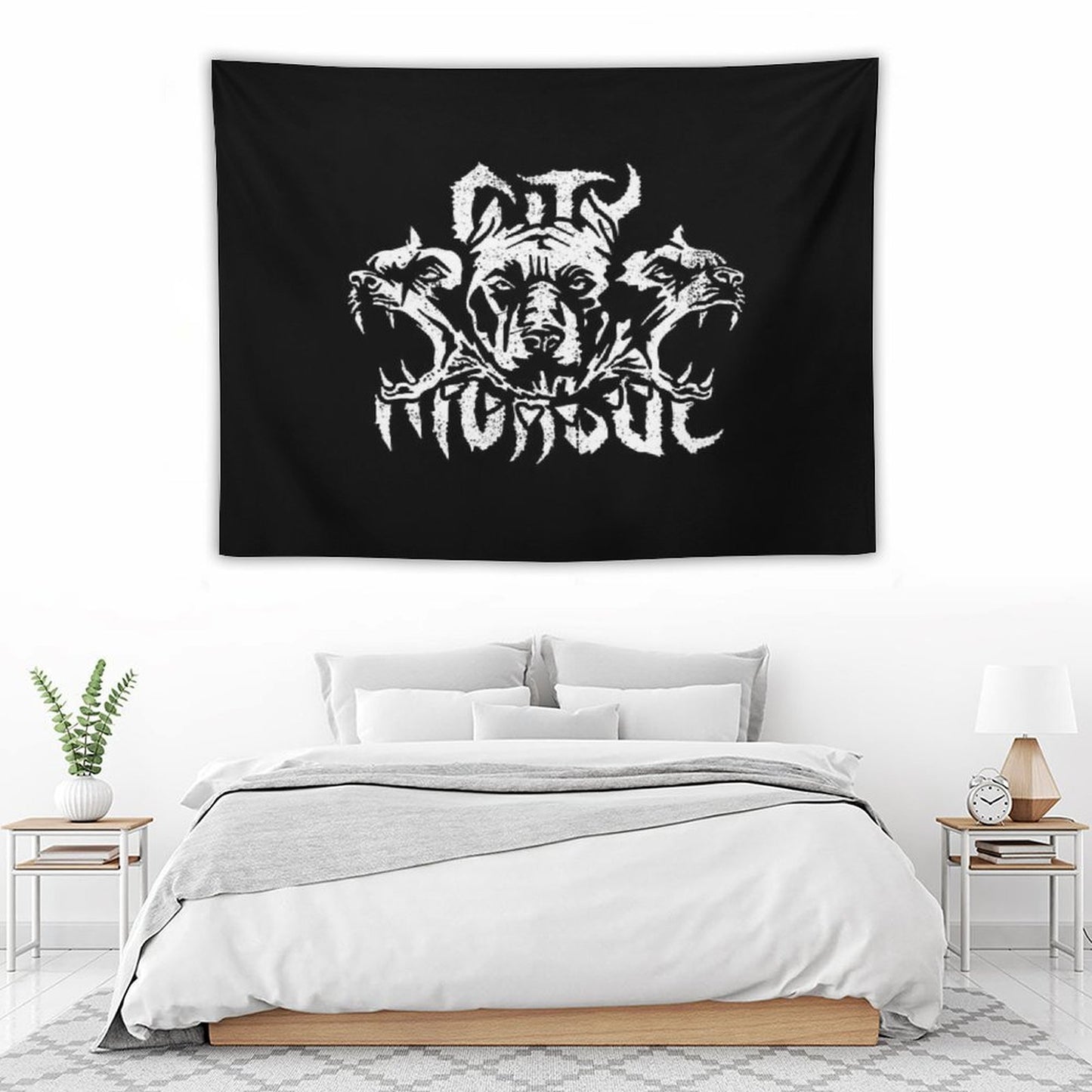 Three Hell's Dogs Tapestry