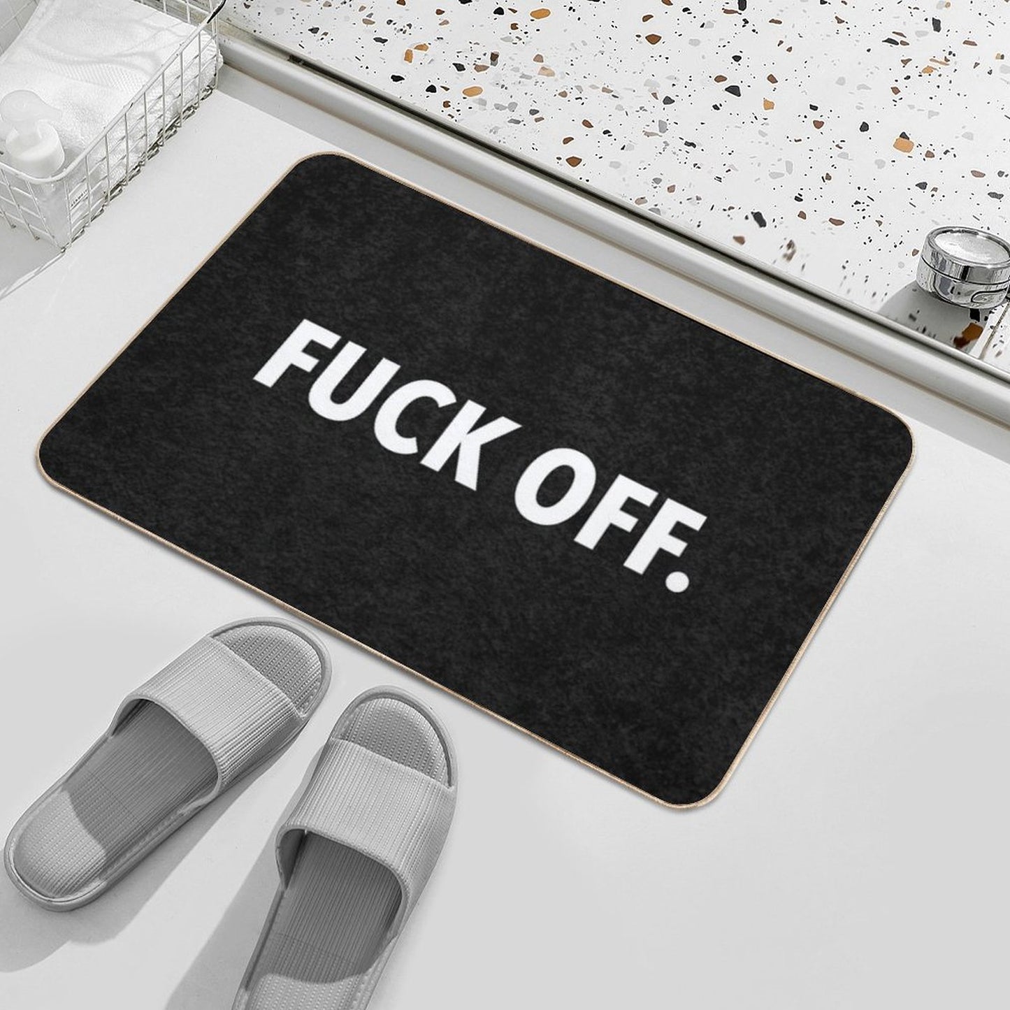 Fuck Off Bath Mat