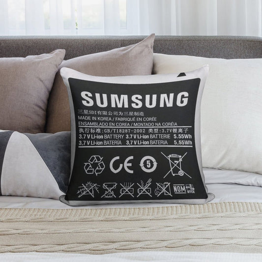 Forbidden Pillow Soft Reinforced Edging Throw Pillow