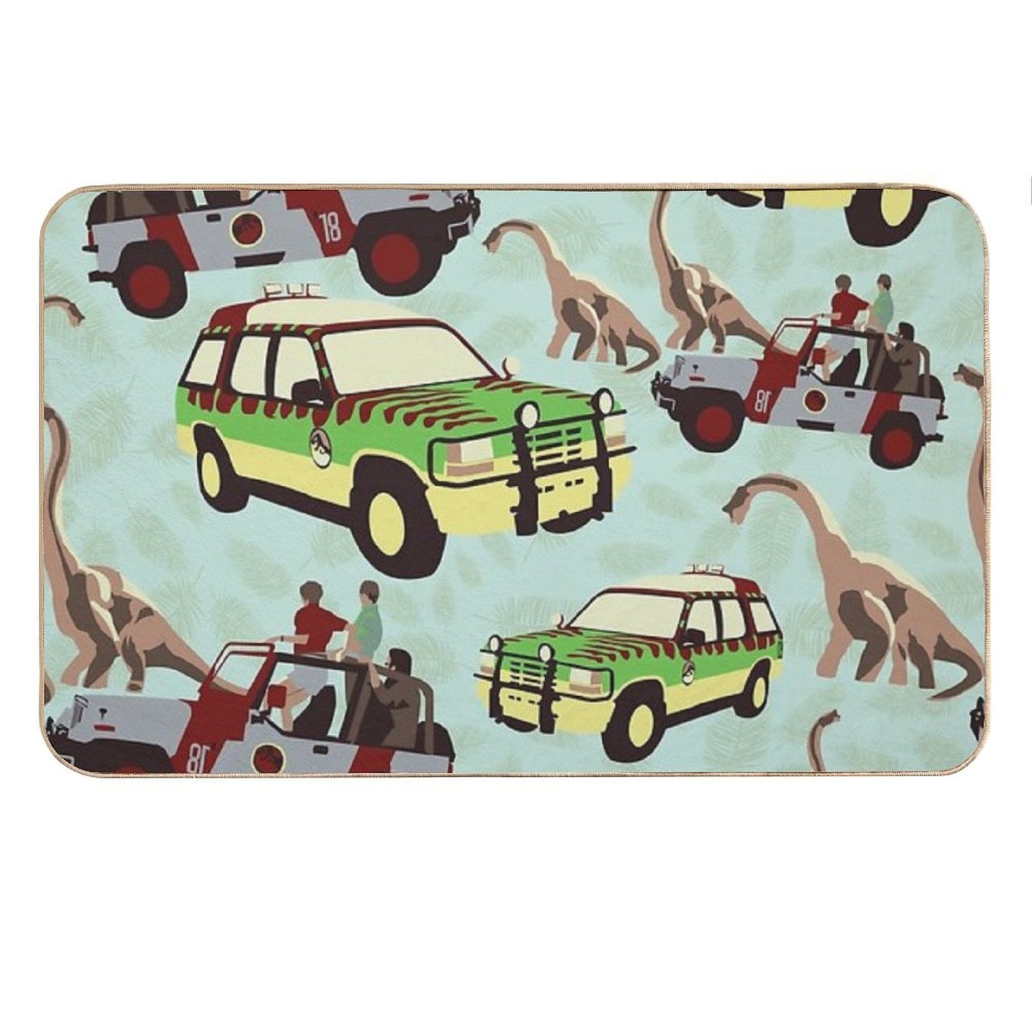 Jurassic Ride Bath Mat