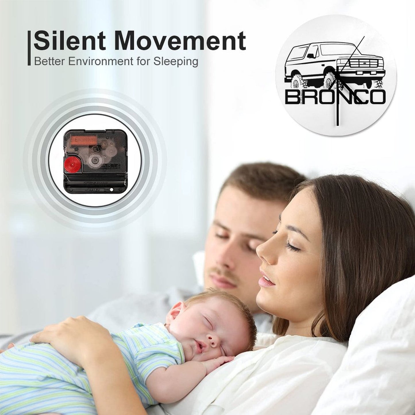 1992-1996 Ford Bronco Wall Clock