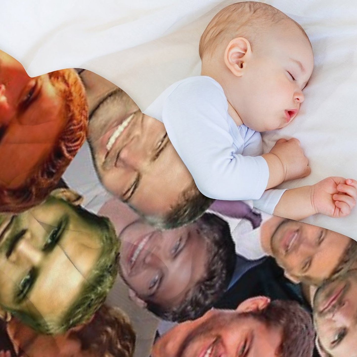 Paul Walker Photo Collage Throw Blanket