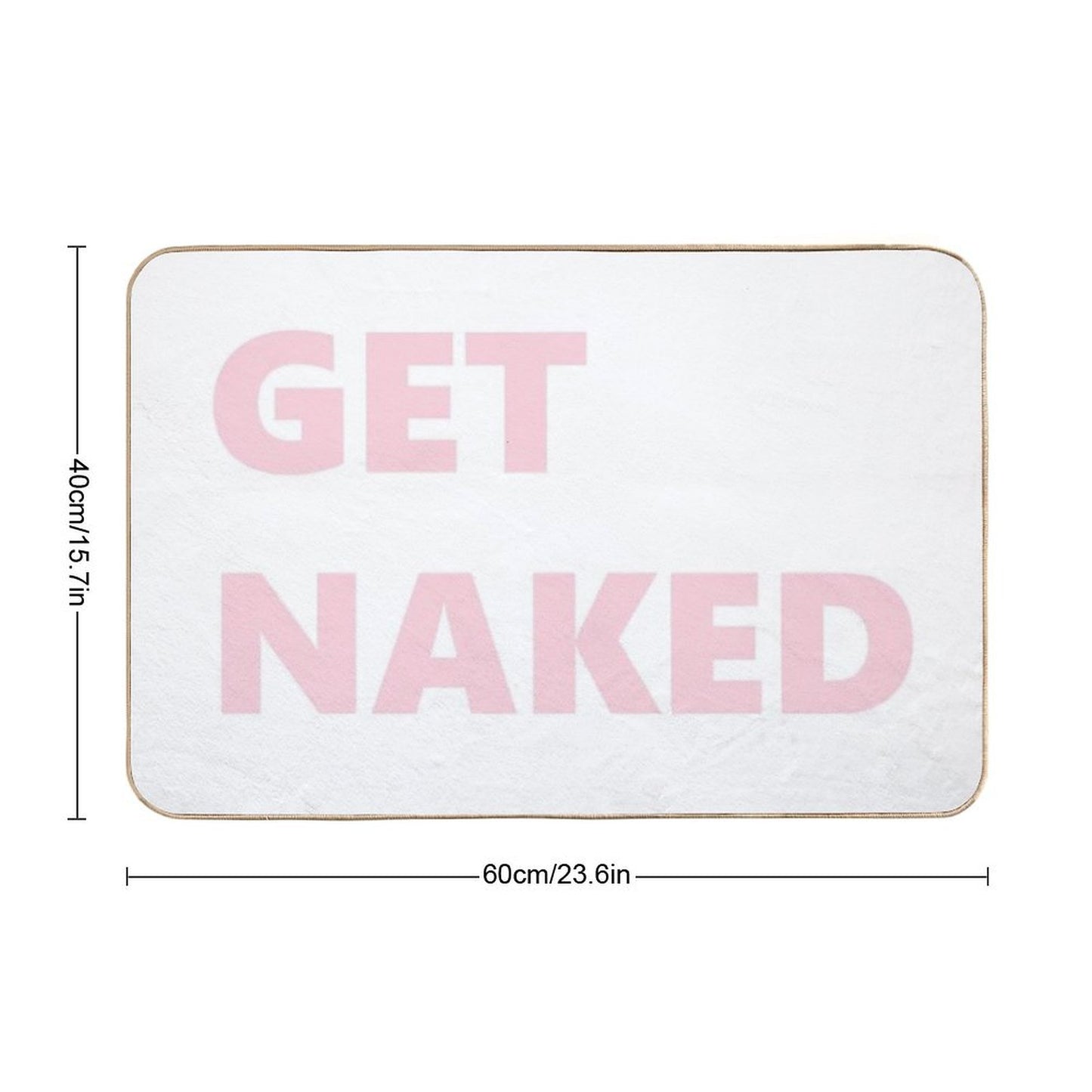 Get Naked Bath Mat