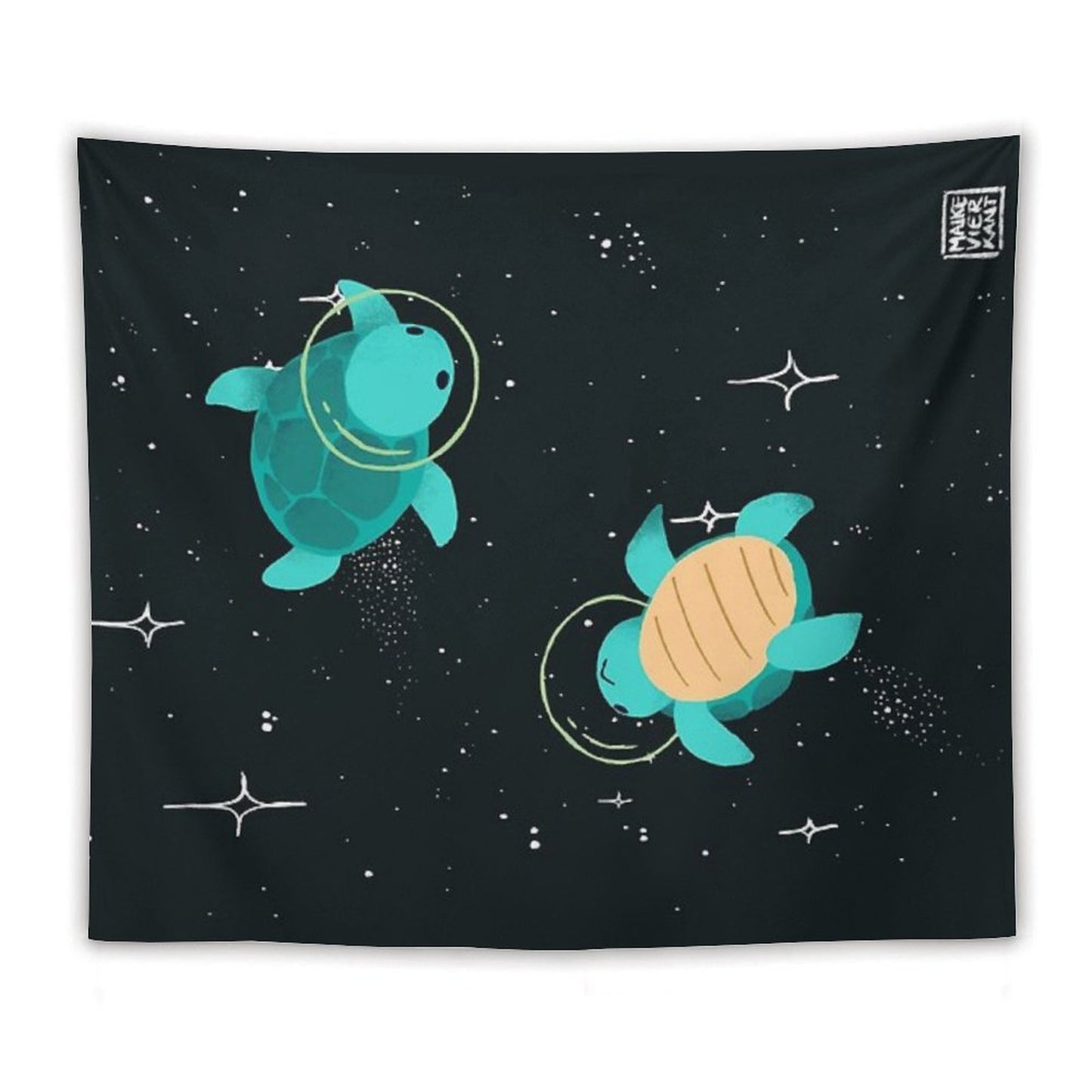 Space Turtles Tapestry