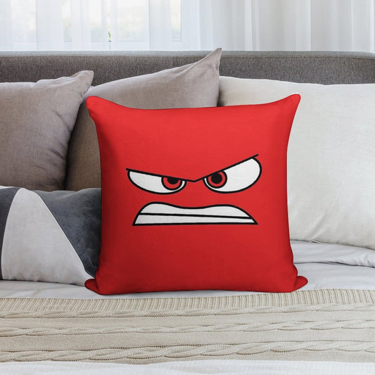 Anger (Inside Out) Version 2 Soft Bedroom Essential Throw Pillow