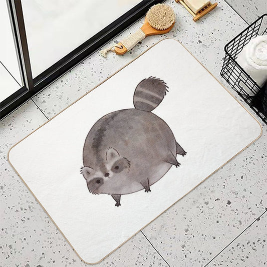 Chubby Trash Panda Bath Mat