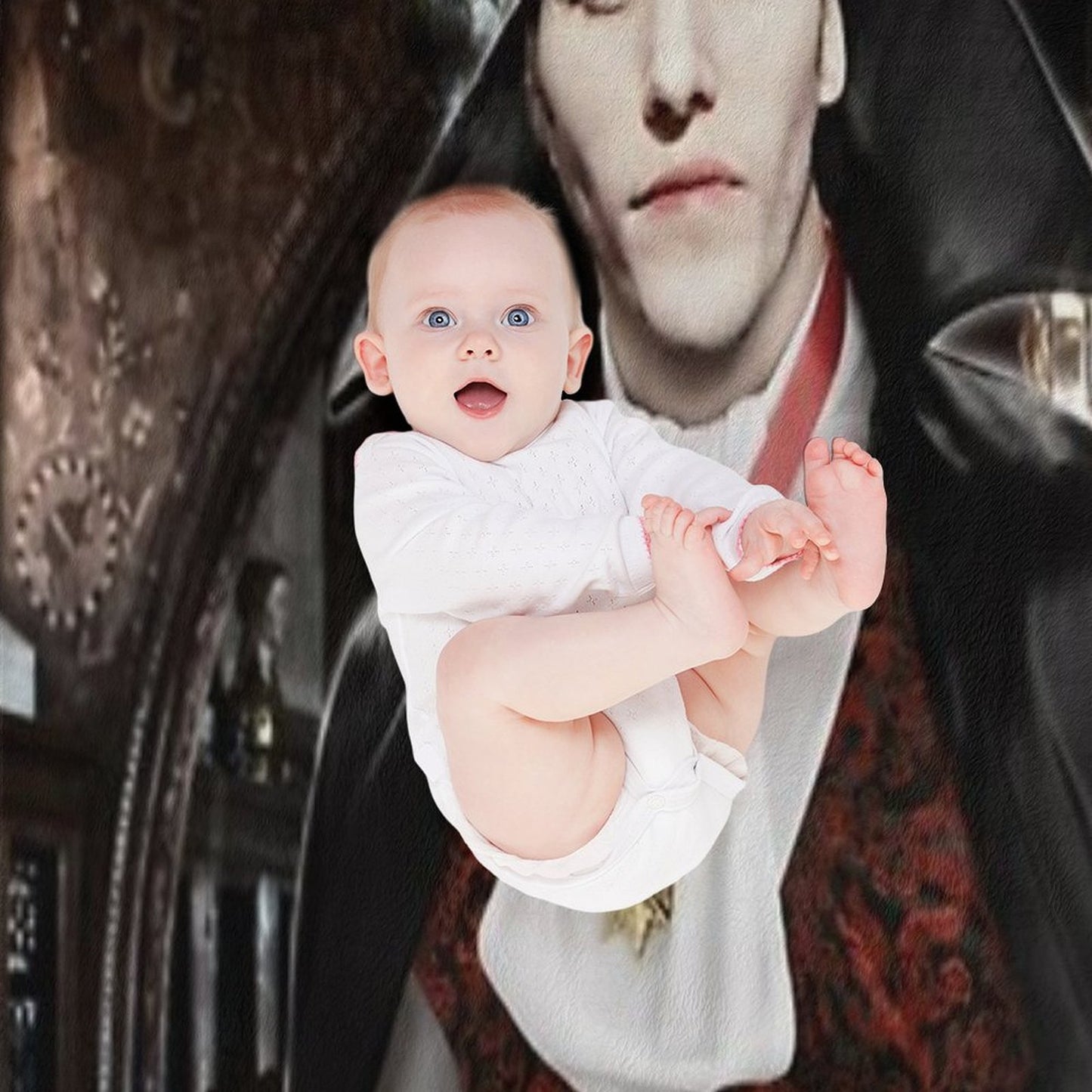 Vampire Jerma Alt. Throw Blanket
