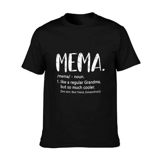 Mema Shirts for Women Mothers Day Idea Cute Grandma Mema T-Shirt