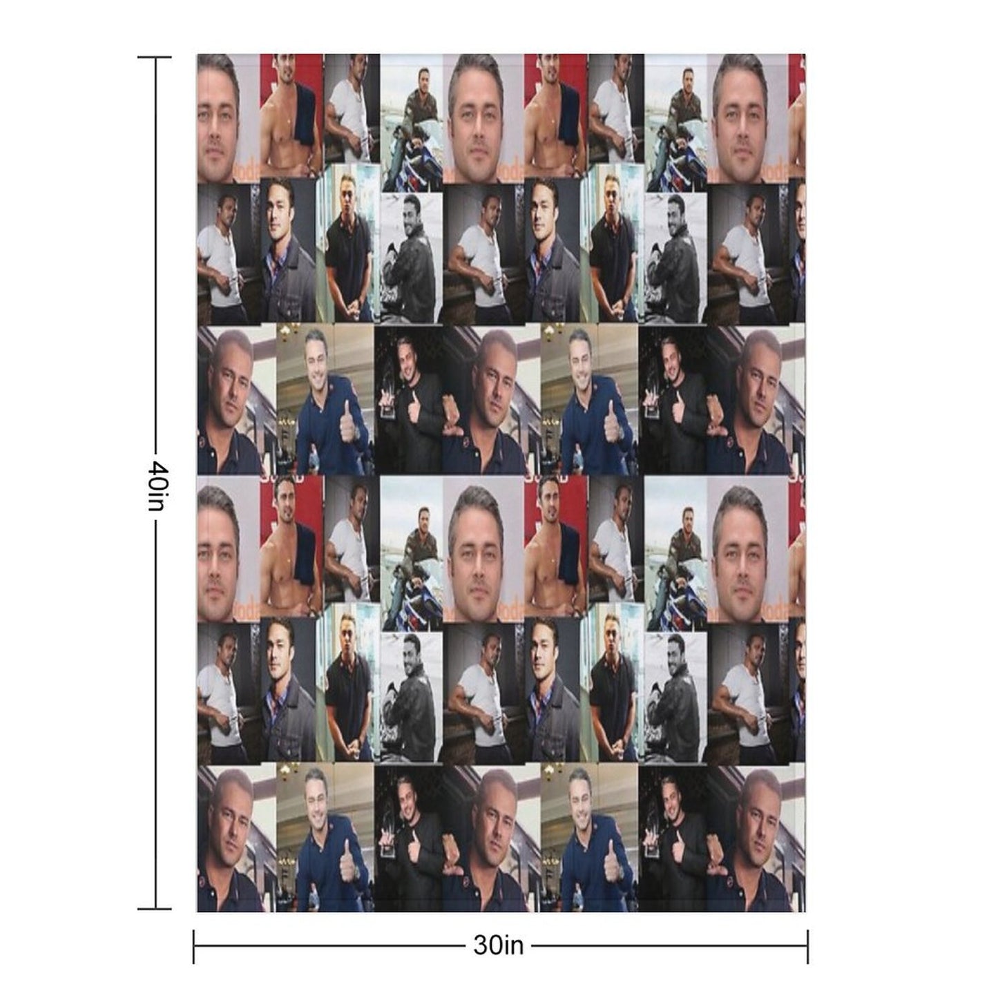 Taylor Kinney Or Kelly Severide Throw Blanket