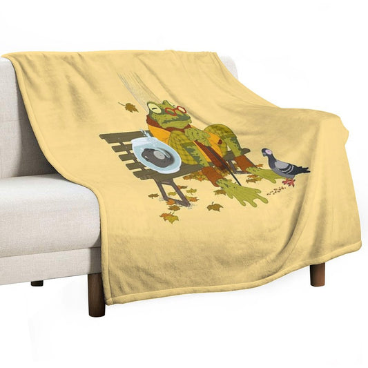 Day Out with Grandpa Throw Blanket