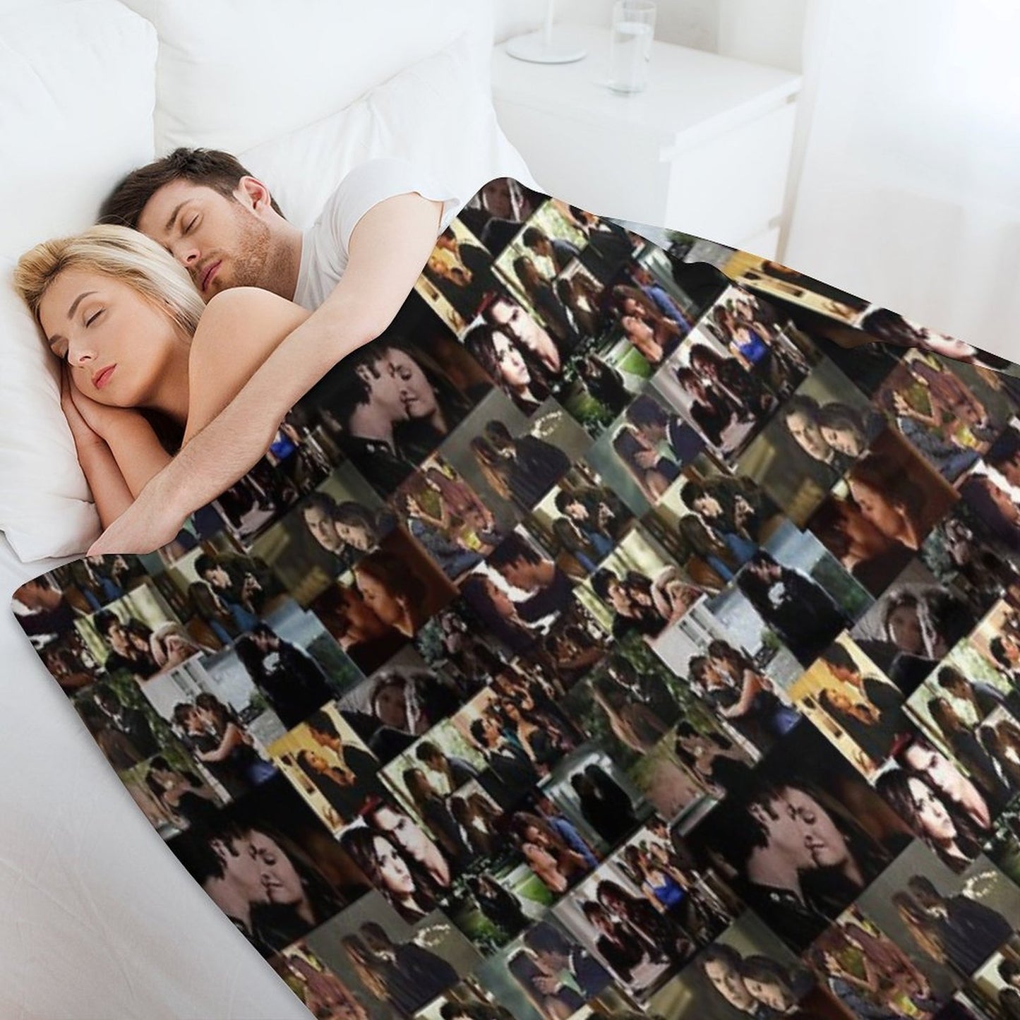 Delena Ship Throw Blanket
