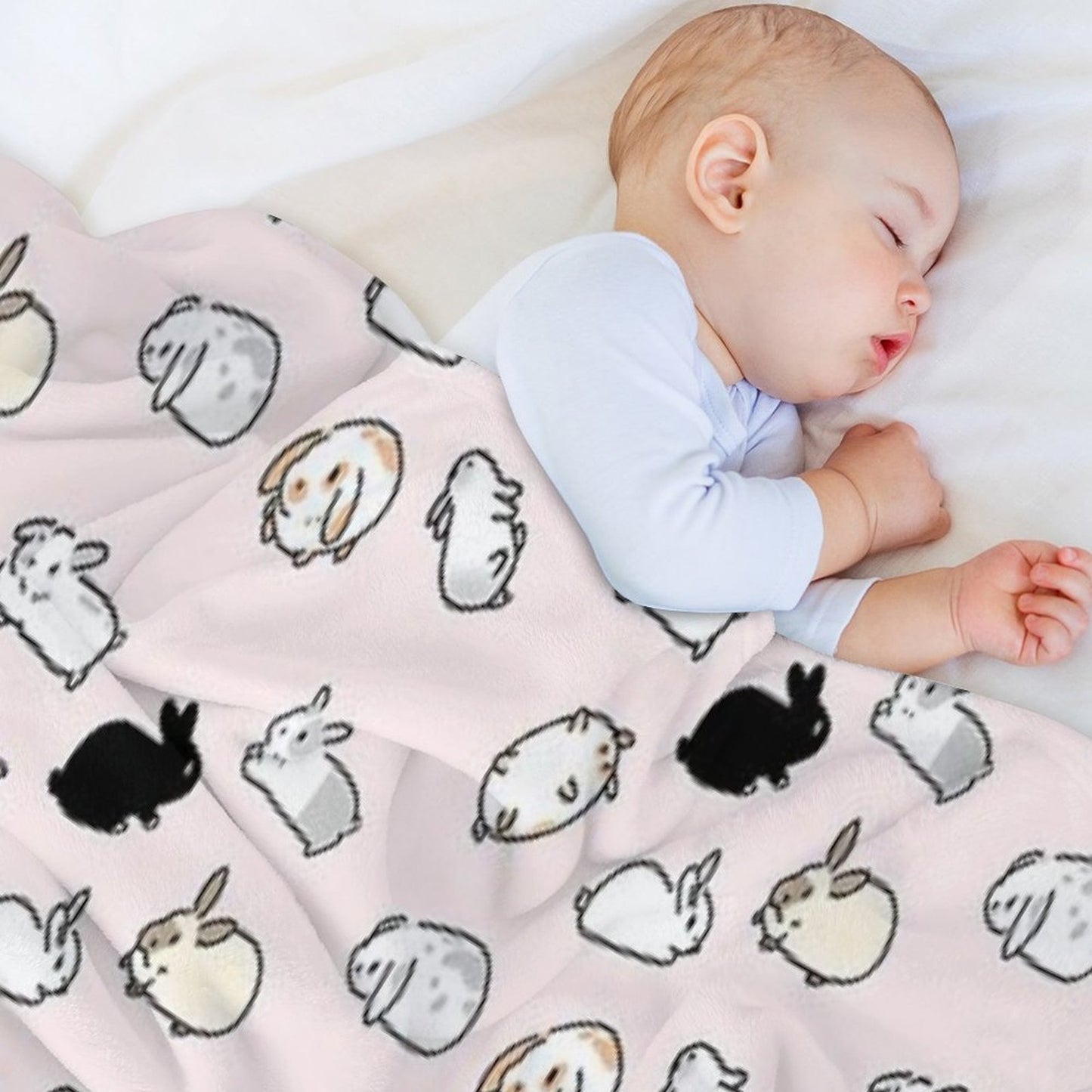 Bunny Rabbits Throw Blanket