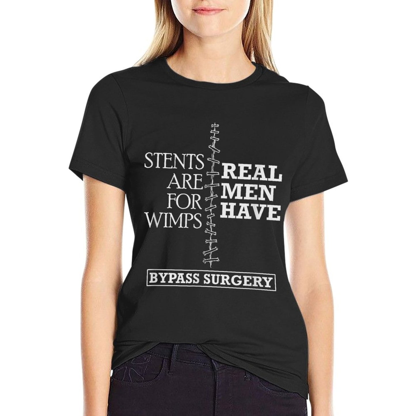 Heart Surgery Survivor After Surgery Recovery Men Bypass T-Shirt