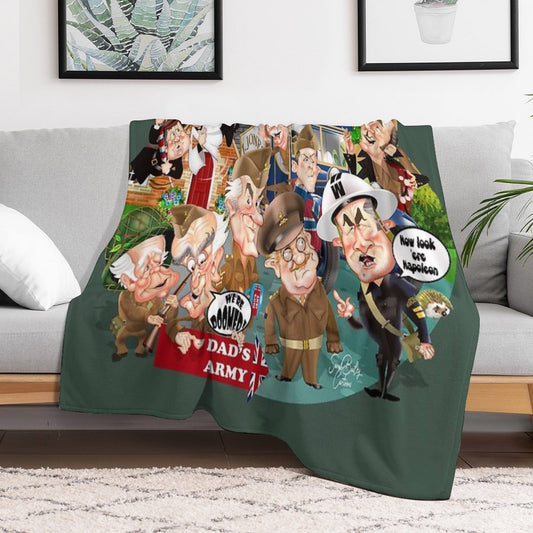 Dads Army Collective Throw Blanket