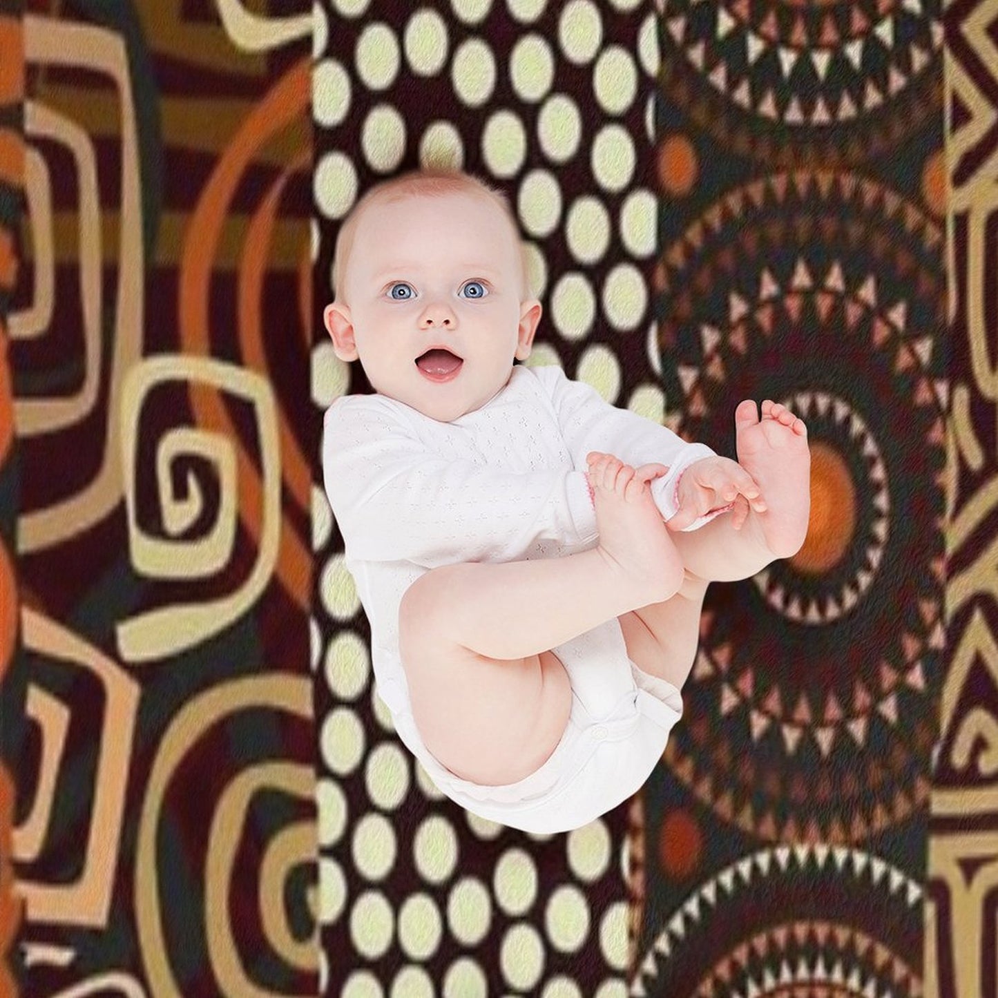 African Ethnic Pattern Throw Blanket
