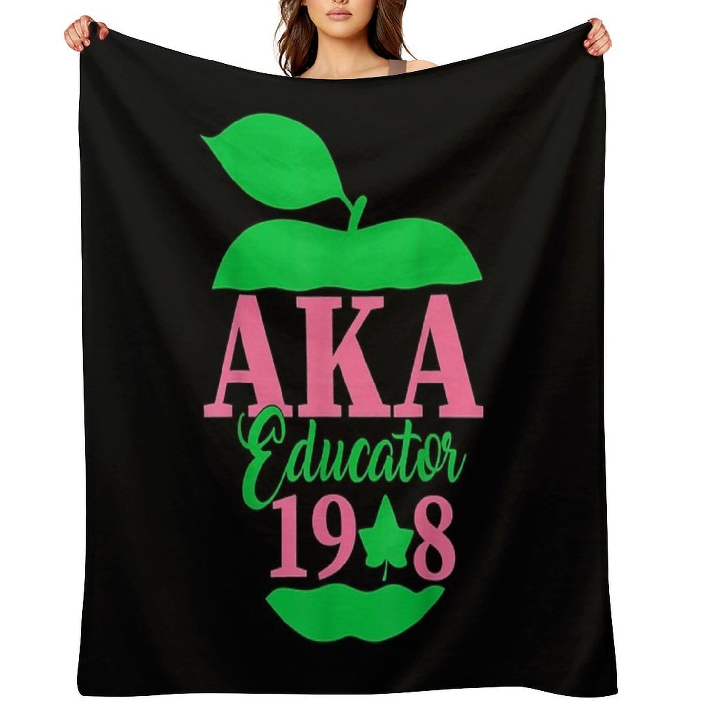 Cute Pretty Educators & Teacher Funny Aka Educator T-Shirt Throw Blanket